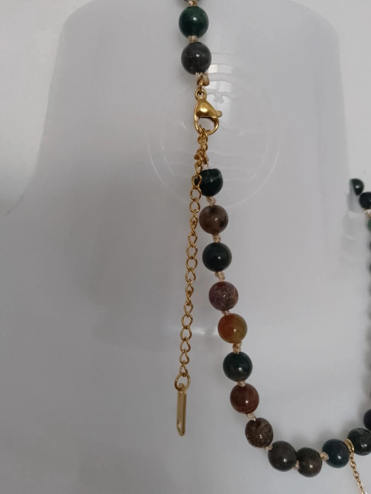 Collier pierres naturelles agate indienne – photo 4